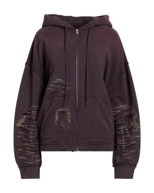 MM6 by Maison Margiela Purple Sweatshirts