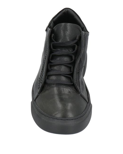 Masnada Black Sneakers Leather for men