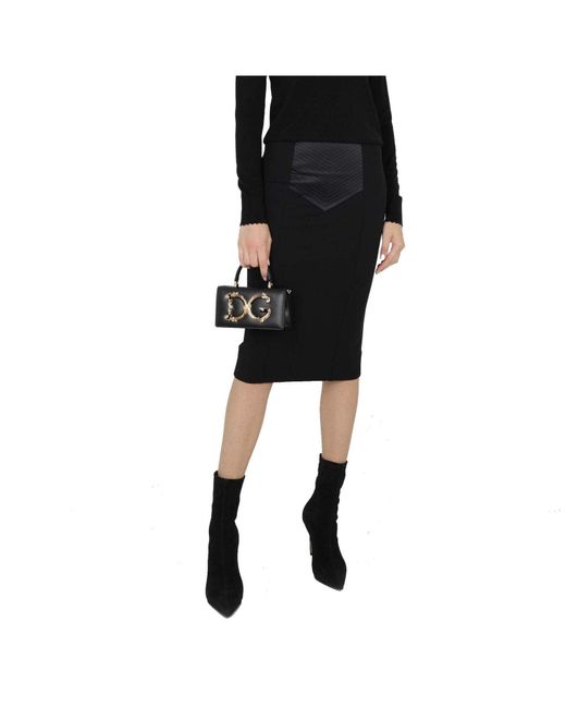 Mini-jupe Dolce & Gabbana en coloris Black