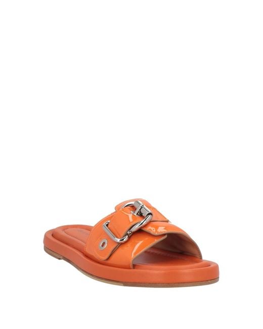 Laura Bellariva Orange Sandals