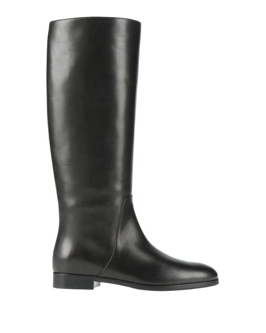 Sergio Rossi Black Boot Leather