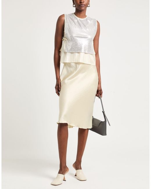 Alysi White Crème Top Polyester
