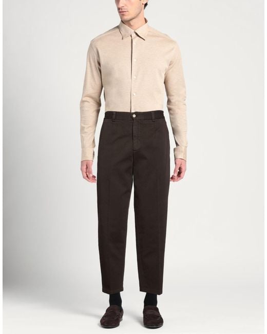 Briglia 1949 Brown Pants Cotton for men