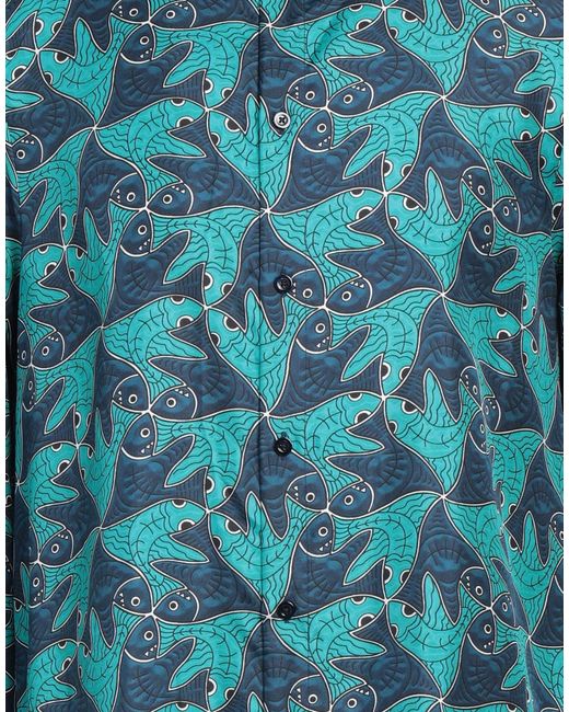 BOTTER Blue Shirt Silk for men