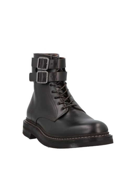 Brunello Cucinelli Black Ankle Boots for men