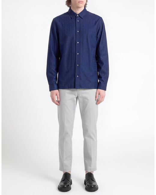Missoni Blue Shirt Cotton for men