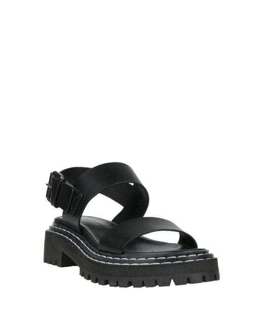 Proenza Schouler Black Sandals Leather