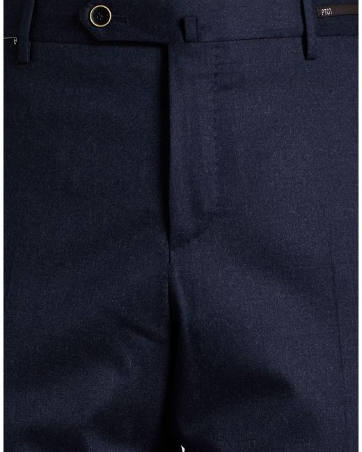 PT Torino Blue Pants Virgin Wool, Elastane for men
