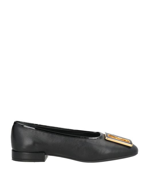 Ferragamo Black Ballet Flats