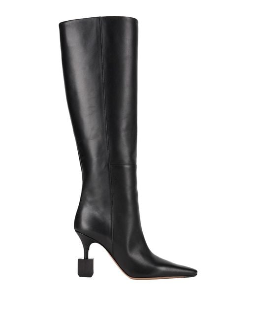 Jacquemus Black Boot Leather