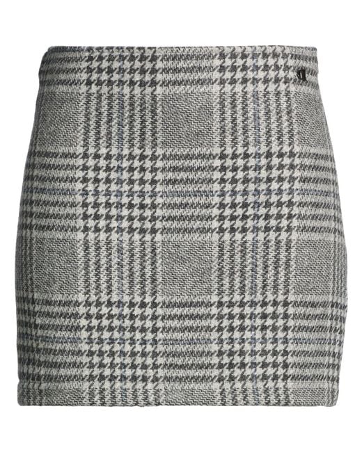 Dixie Gray Mini Skirt Wool, Polyamide