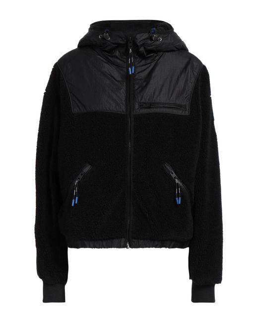 Woolrich Black Jacket Polyester, Wool, Polyamide