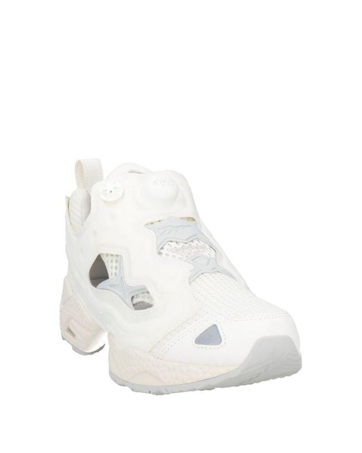 Reebok White Sneakers Textile Fibers for men