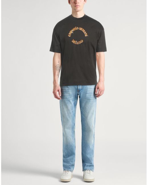 Emporio Armani Black T-shirt for men