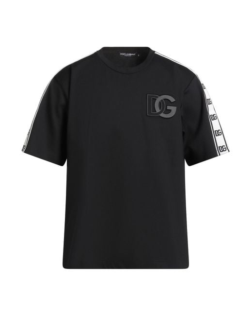 Dolce & Gabbana Black T-Shirt for men