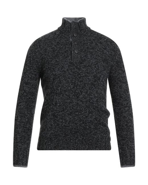 Gran Sasso Gray Turtleneck Virgin Wool for men