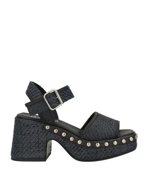 CURIOSITÉ Black Sandals
