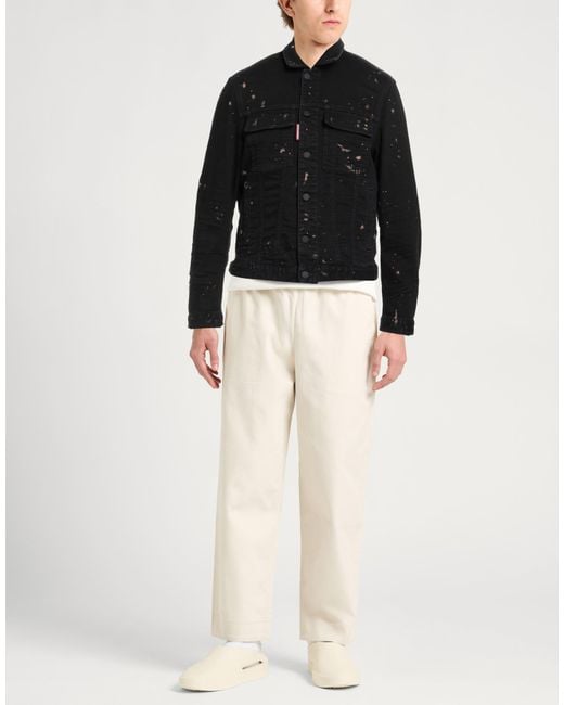 DSquared² Black Denim Outerwear for men