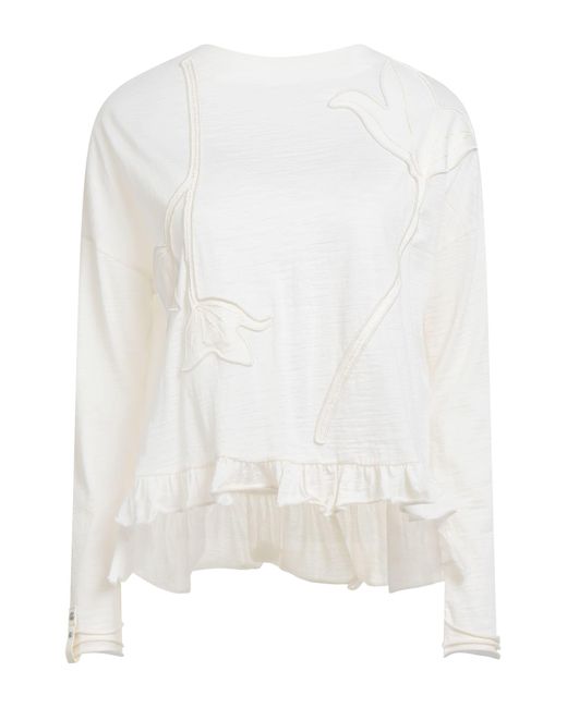 T-Shirt High en coloris White