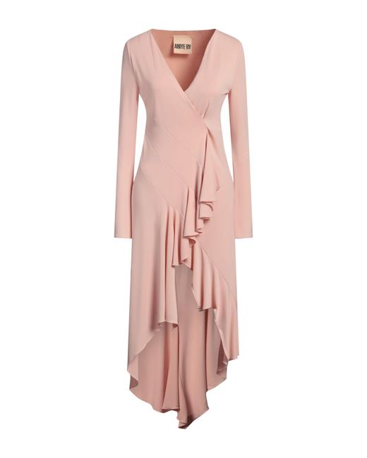Aniye By Pink Maxi Dress Polyester, Elastane
