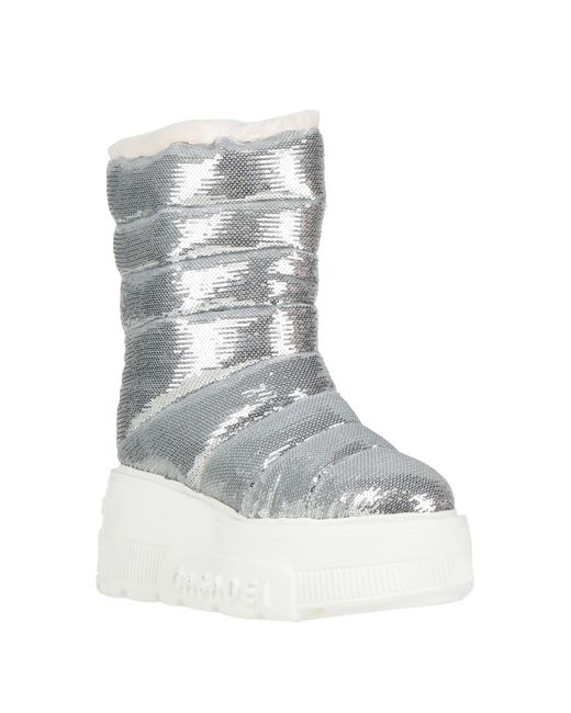Casadei Gray Ankle Boots