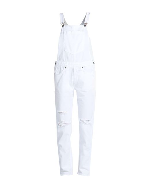 Dondup White Dungarees