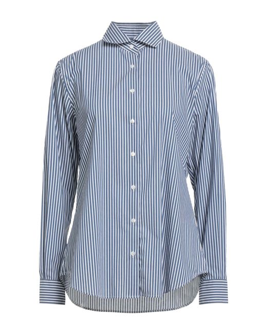 Xacus Blue Shirt Cotton, Polyamide, Elastane
