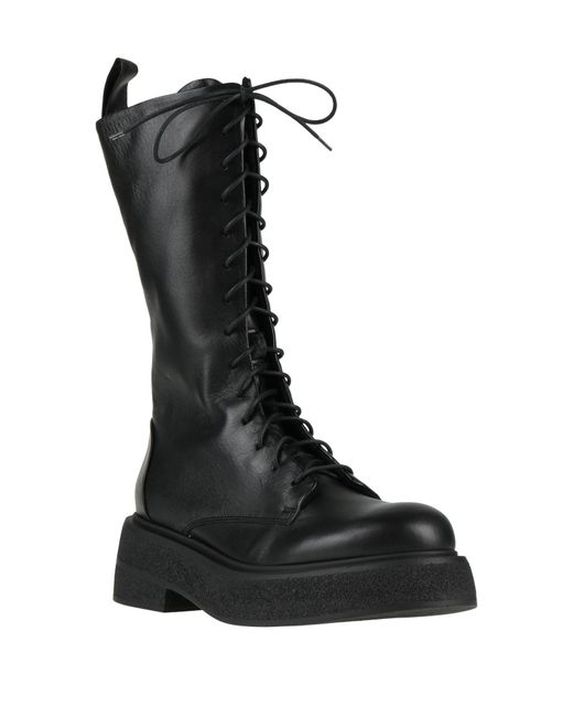Boemos Black Boot Leather