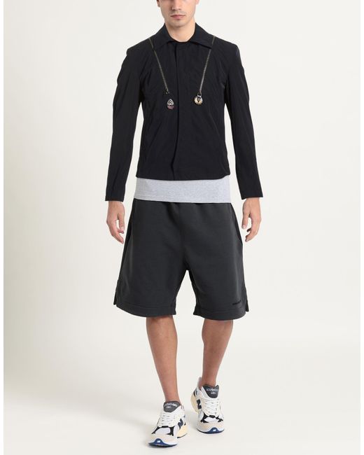 Bikkembergs Blue Jacket Polyester for men