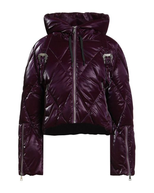 Versace Jeans Couture Purple Pufferjacke & Daunenjacke
