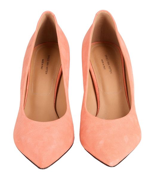 Dries Van Noten Pink Pumps Leather