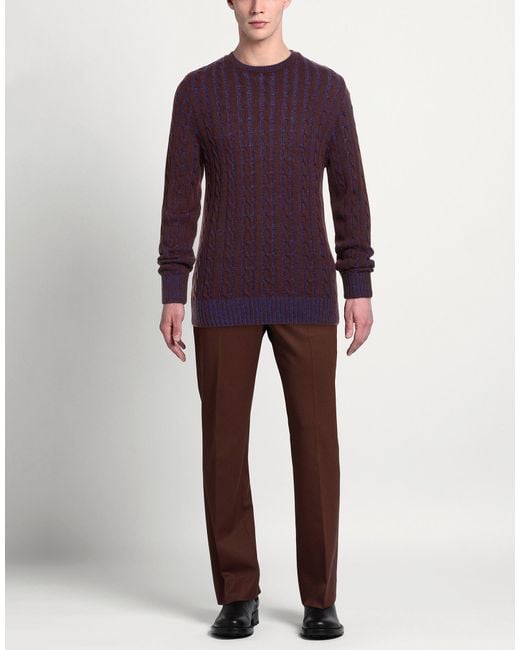 OVER/D Purple Sweater Acrylic for men