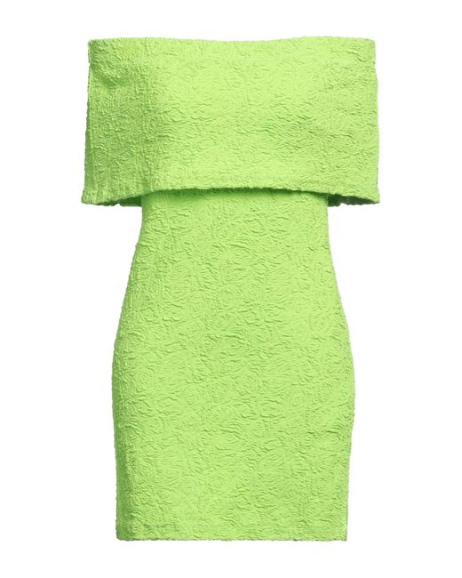 MSGM Green Mini Dress