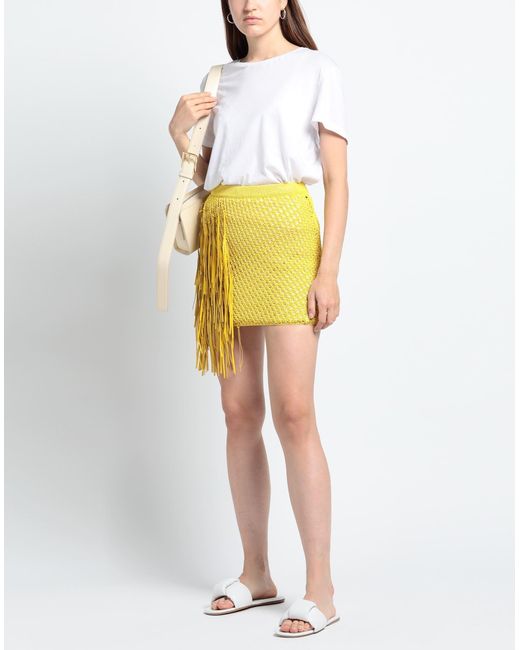1017 ALYX 9SM Yellow Mini Skirt