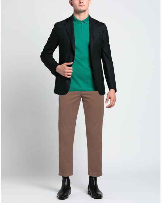 BE ABLE Brown Pants Cotton, Elastane for men