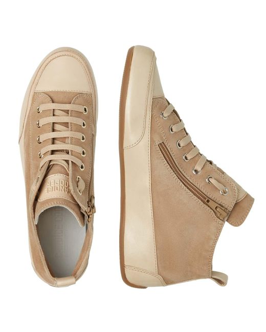 Candice Cooper Natural Sneakers