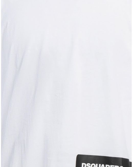 DSquared² White T-Shirt Cotton for men