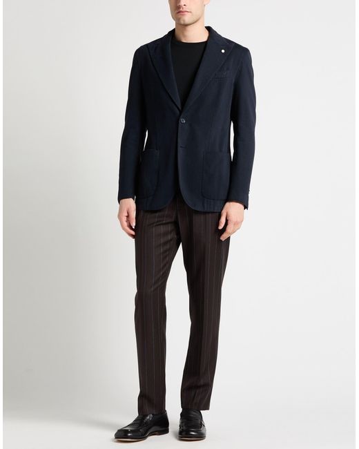 Luigi Bianchi Blue Blazer for men