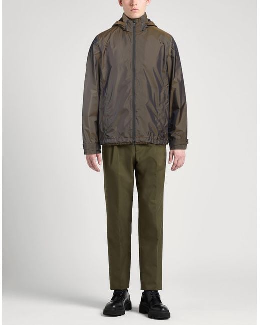 Herno Gray Jacket Polyester, Polyamide for men