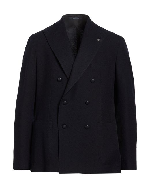 Tagliatore Blue Blazer Virgin Wool for men