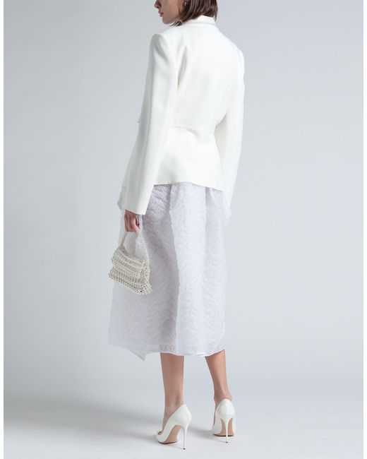 Alberta Ferretti White Blazer