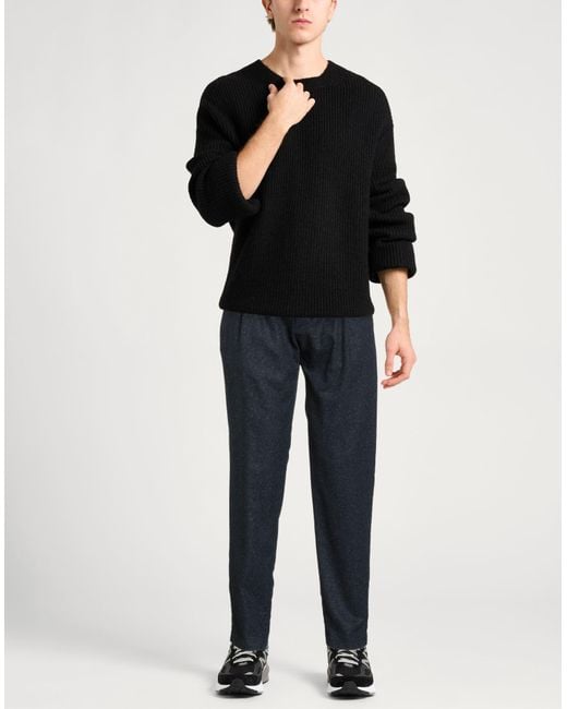 Tommy Hilfiger Blue Pants Wool, Polyester, Viscose, Silk, Elastane for men