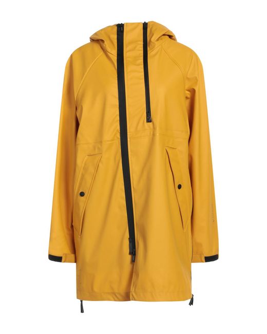 KRAKATAU Yellow Overcoat & Trench Coat
