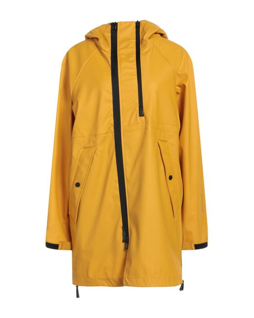KRAKATAU Yellow Overcoat & Trench Coat