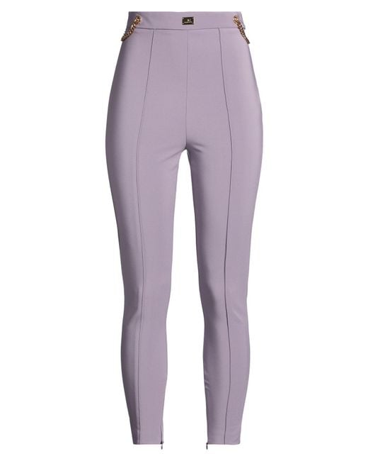 Elisabetta Franchi Purple Pants