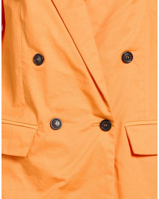 Grifoni Orange Blazer Cotton, Elastane