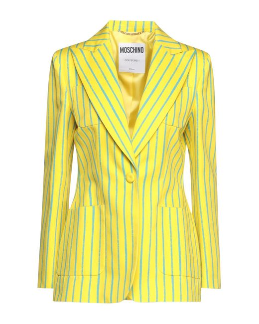 Moschino Yellow Suit Jacket
