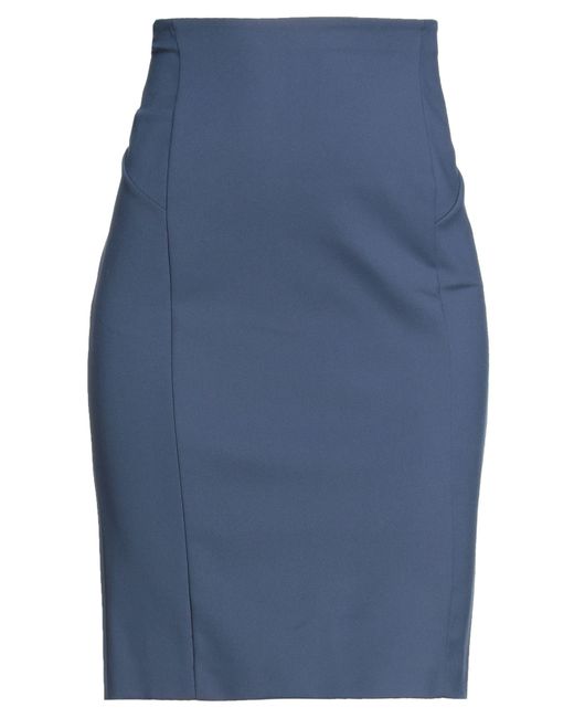 Patrizia Pepe Blue Midi Skirt