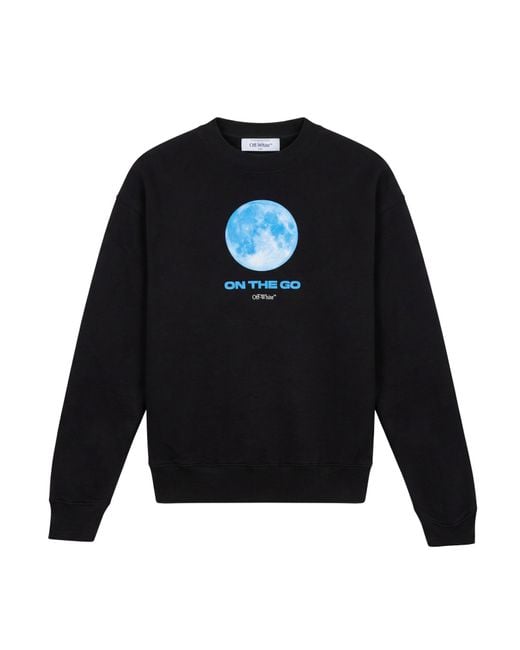 Off-White c/o Virgil Abloh Blue Sweatshirt Cotton for men