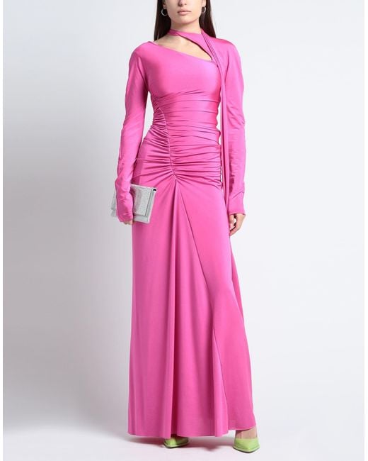 Victoria Beckham Pink Maxi Dress